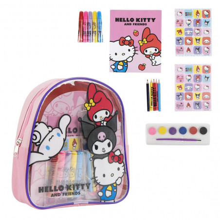 SET ZAINO + ACCESSORI SCUOLA HELLO KITTY