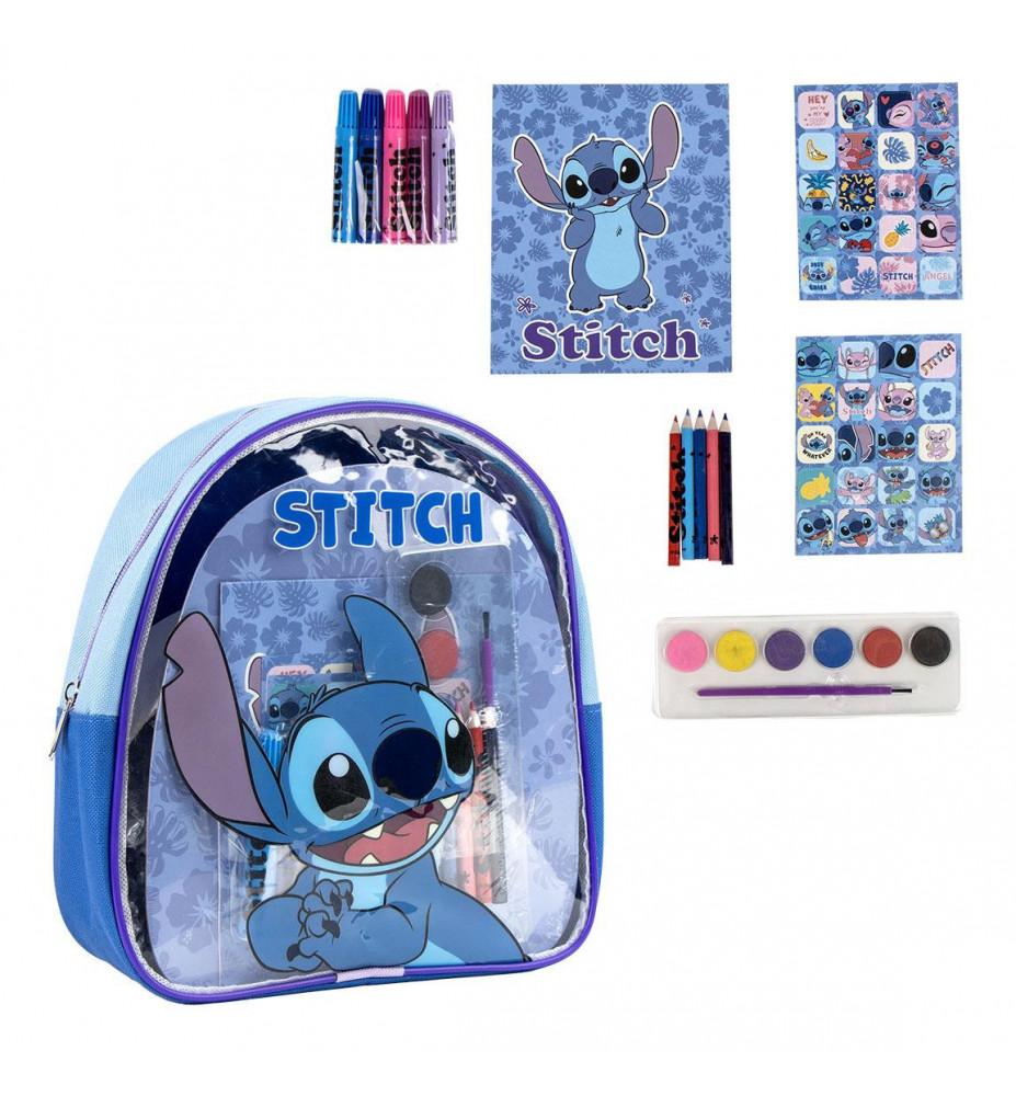 SET ZAINO + ACCESSORI SCUOLA STITCH