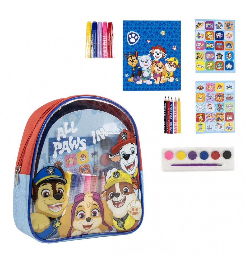 SET ZAINO + ACCESSORI SCUOLA PAW PATROL