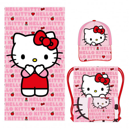 TELO MARE+ CAPPELLO+SACCA HELLO KITTY