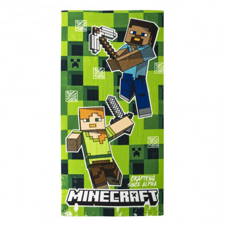 TELO MARE POLIESTERE MINECRAFT