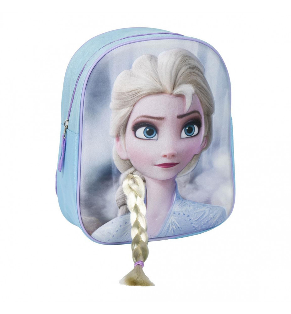 ZAINO 3D 30 CM  FROZEN TRECCIA