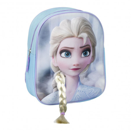 ZAINO 3D 30 CM  FROZEN TRECCIA