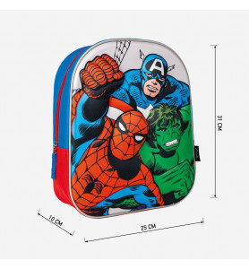 ZAINO 3D AVENGERS 30 CM