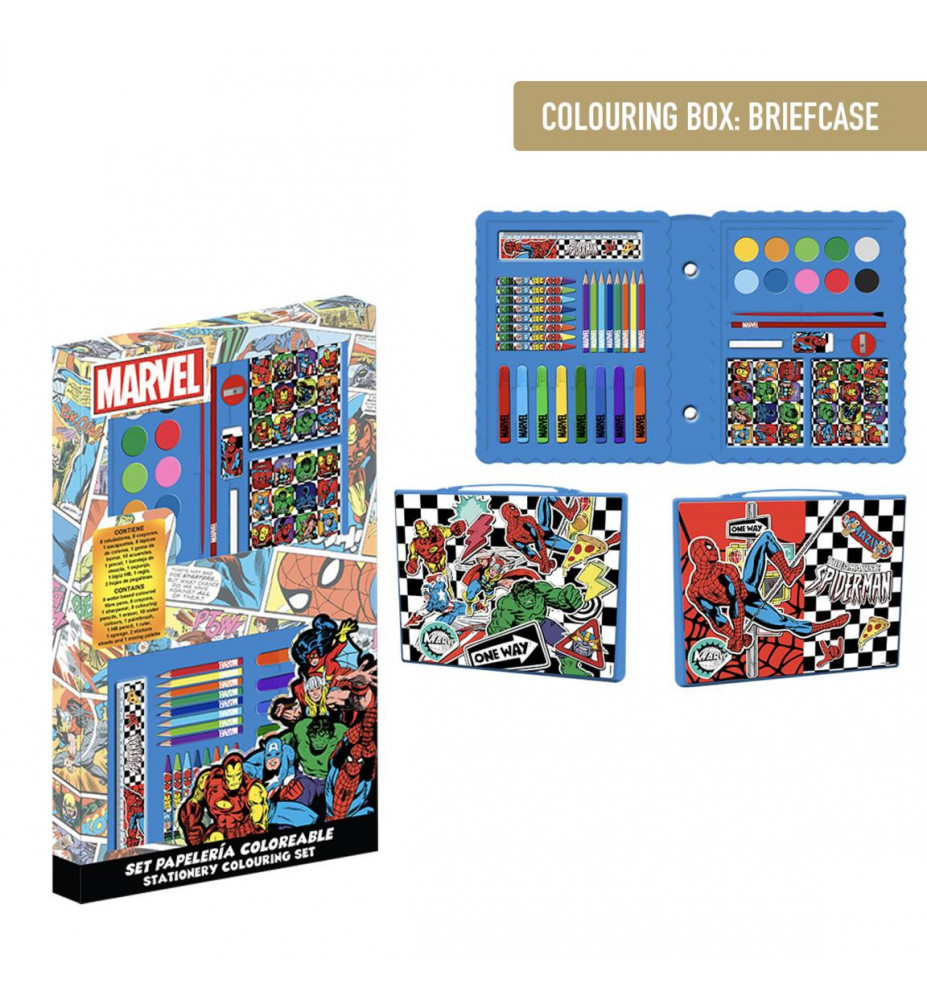 SET ACCESSORI COLORI  AVENGERS MARVEL