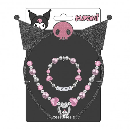 SET GIOIELLI+FRONTIERA KUROMI HELLO KITTY