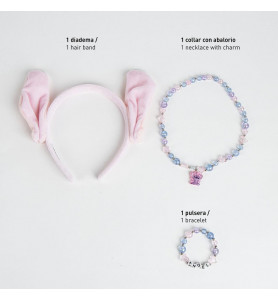 SET GIOIELLI+FRONTIERA STITCH ROSA