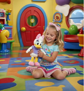 PELUCHE DAISY DUCK 25 CM CON SUONO