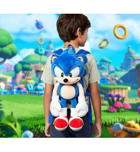 ZAINO 3D SONIC IN PELUCHE 50 CM