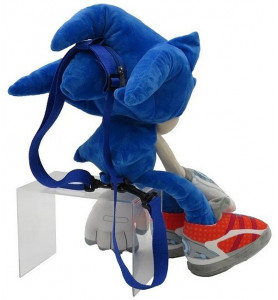 ZAINO 3D SONIC IN PELUCHE 50 CM