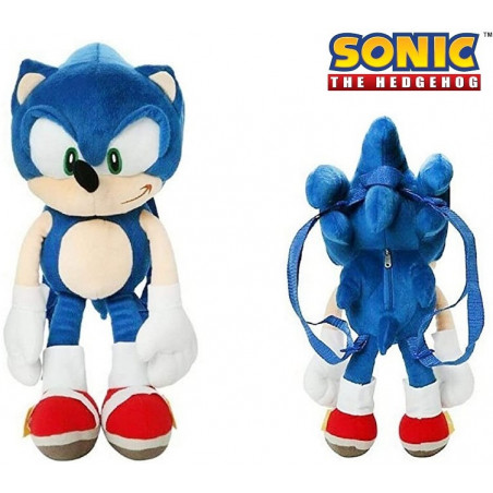 ZAINO 3D SONIC IN PELUCHE 50 CM