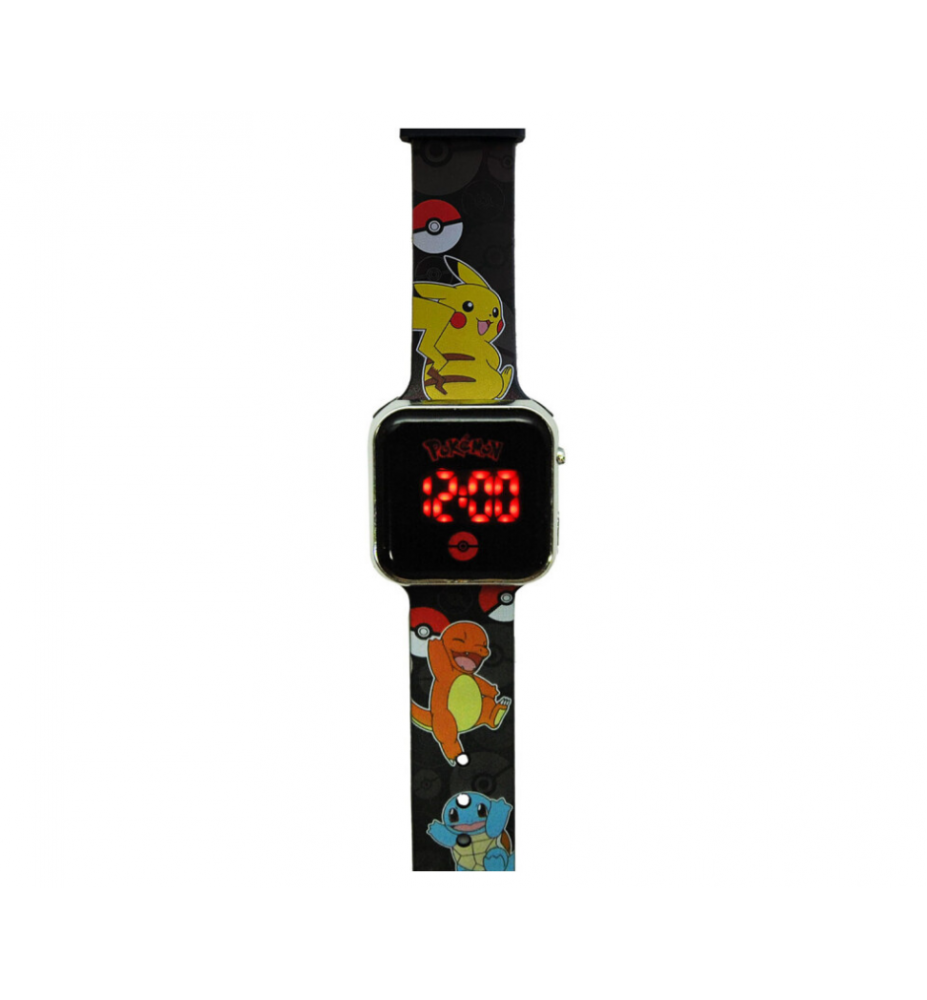 OROLOGIO DA POLSO QUARZO POKEMON PIKACHU & FRIENDS BLACK
