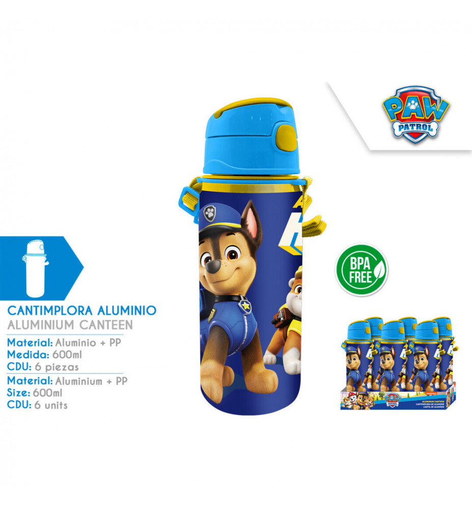 BORRACCIA 600CC IN ALLUMINIO PAW PATROL