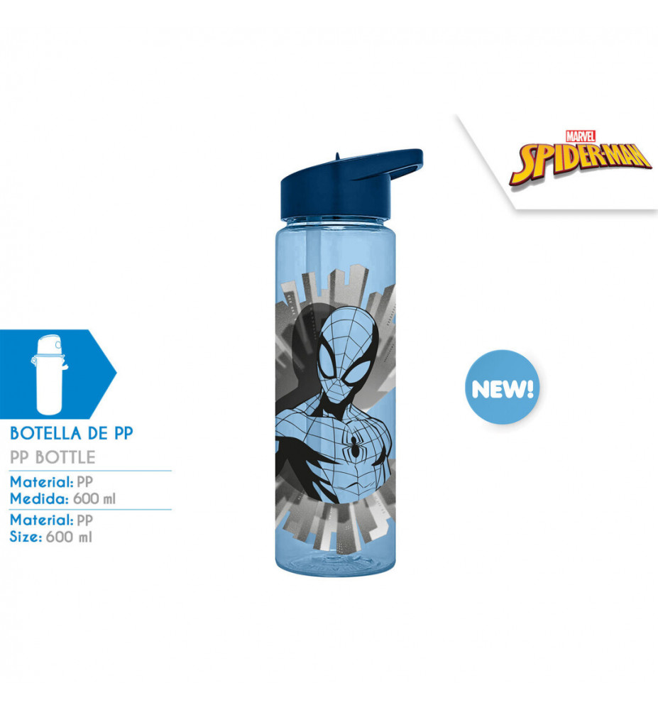 BORRACCIA 600CC IN POLIPROPILENE ANTIALLERGENICA SPIDERMAN