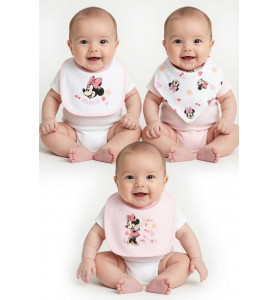 SET 3 PZ BAVAGLINI DISNEY BABY MINNIE