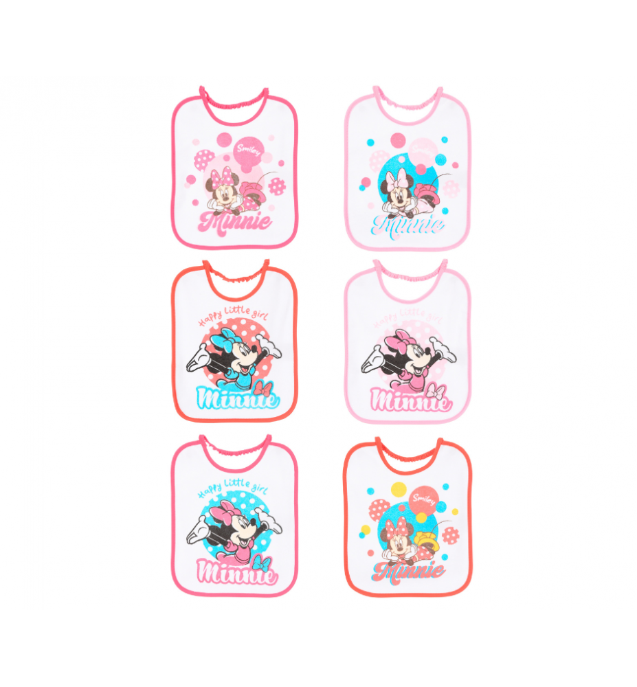 SET 6 PEZZI BAVAGLINI DISNEY BABY
